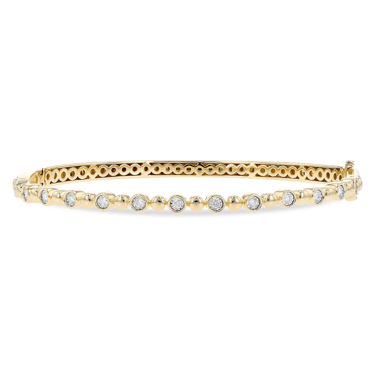14KT Gold Diamond Bracelet
