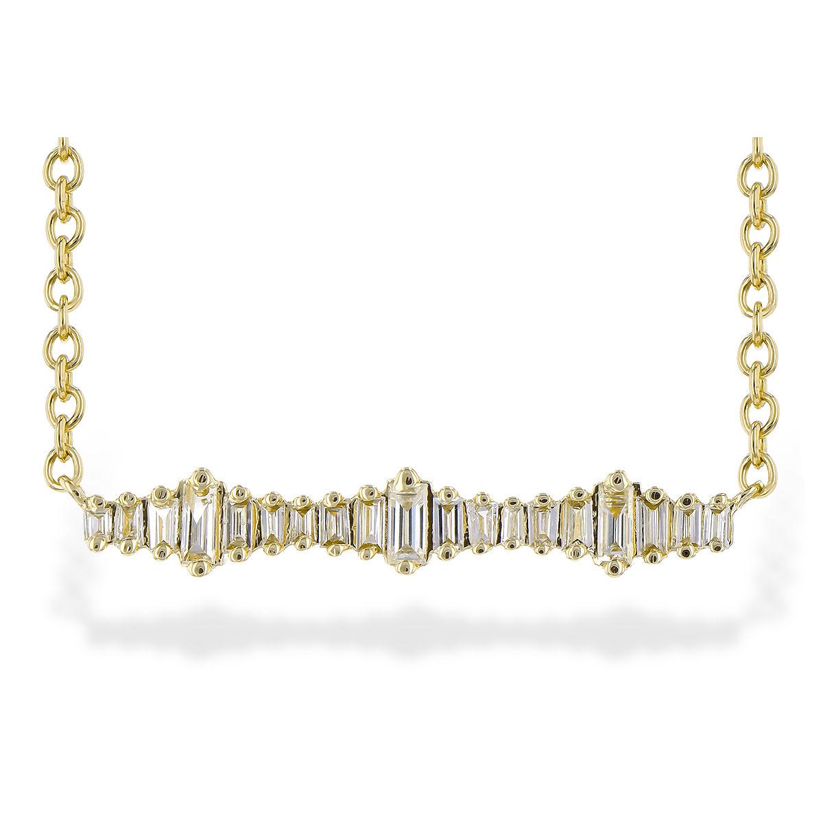 14KT Gold Diamond Necklace