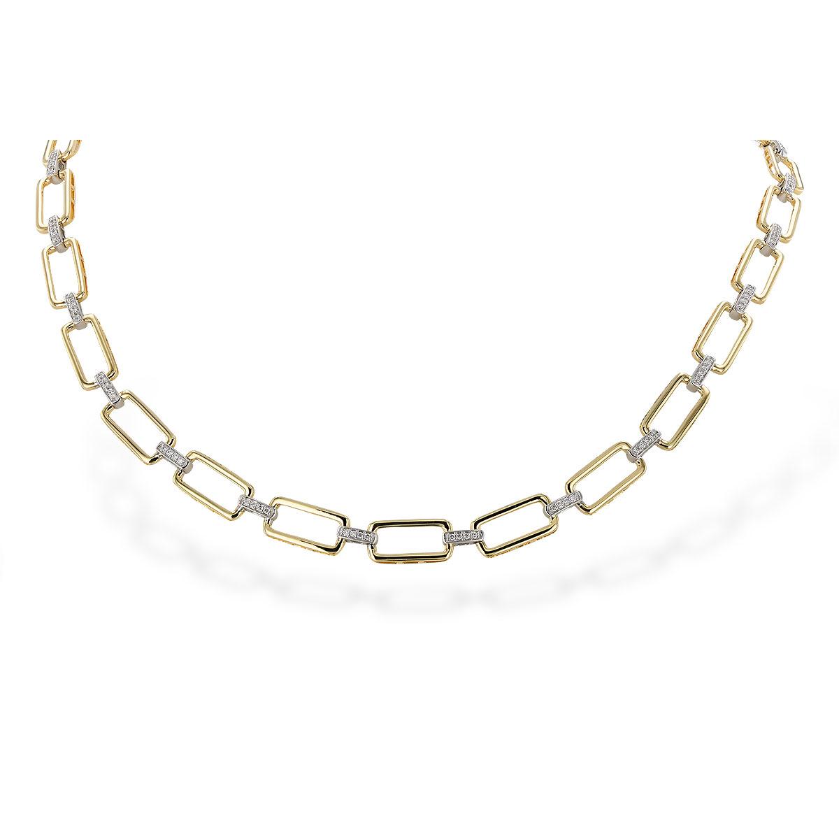14KT Gold Diamond Necklace