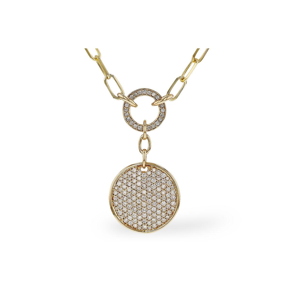 14KT Gold Diamond Necklace