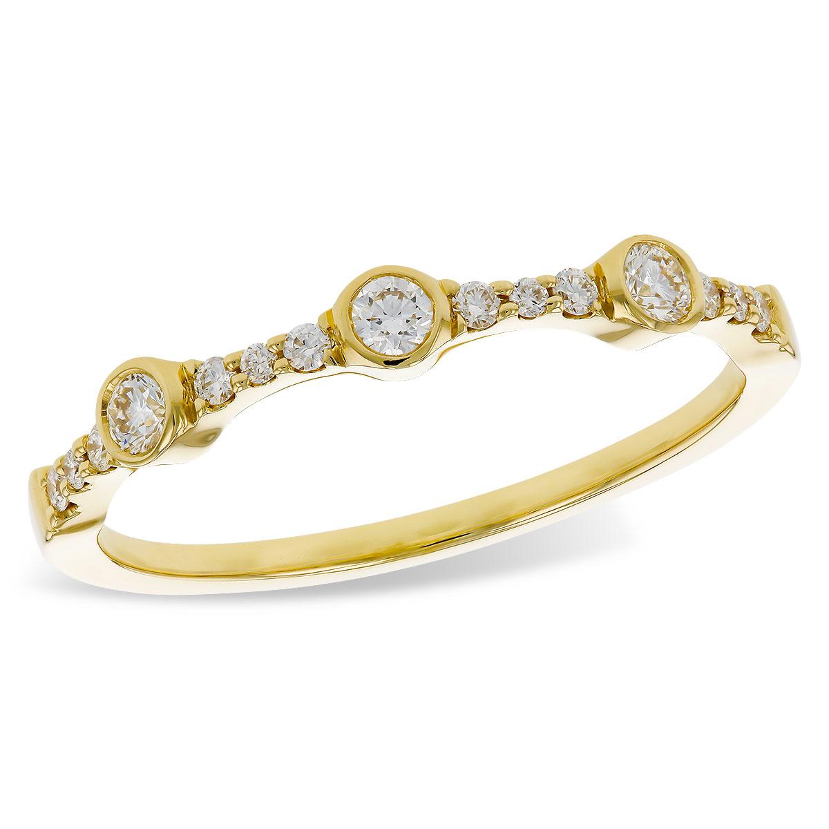 14KT Gold Ladies Diamond Wedding Ring