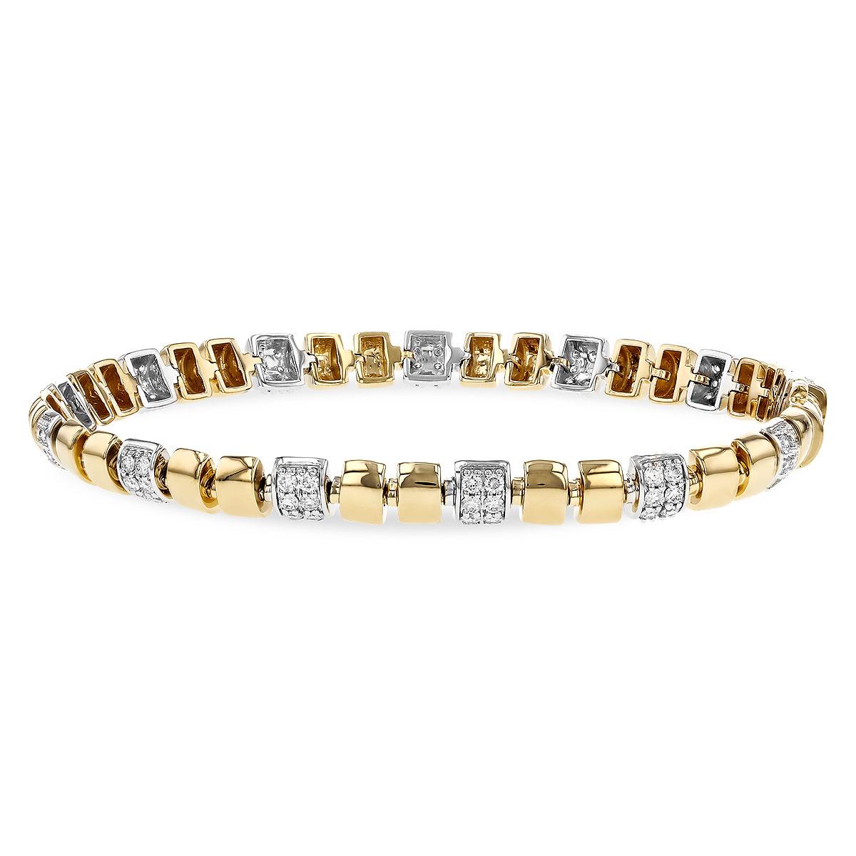 14KT Gold Diamond Bracelet