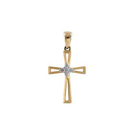 14KT Gold Diamond Pendant