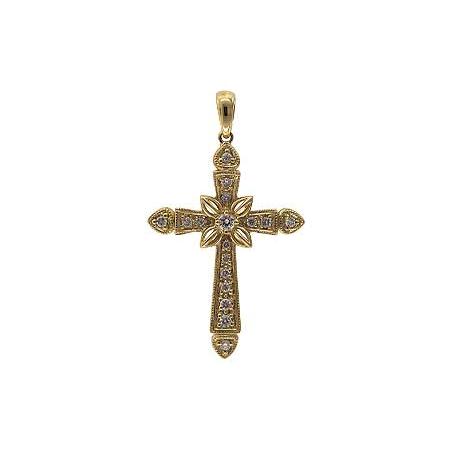 14KT Gold Diamond Pendant