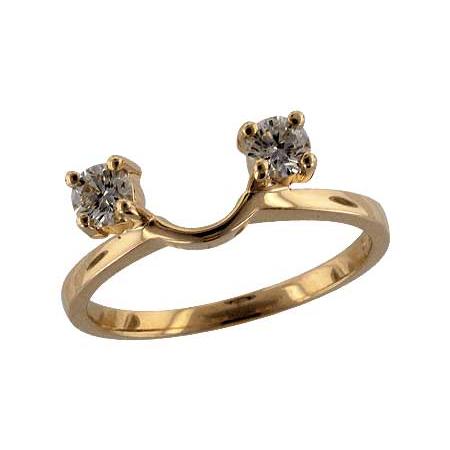14KT Gold Ladies Diamond Wrap/Guard