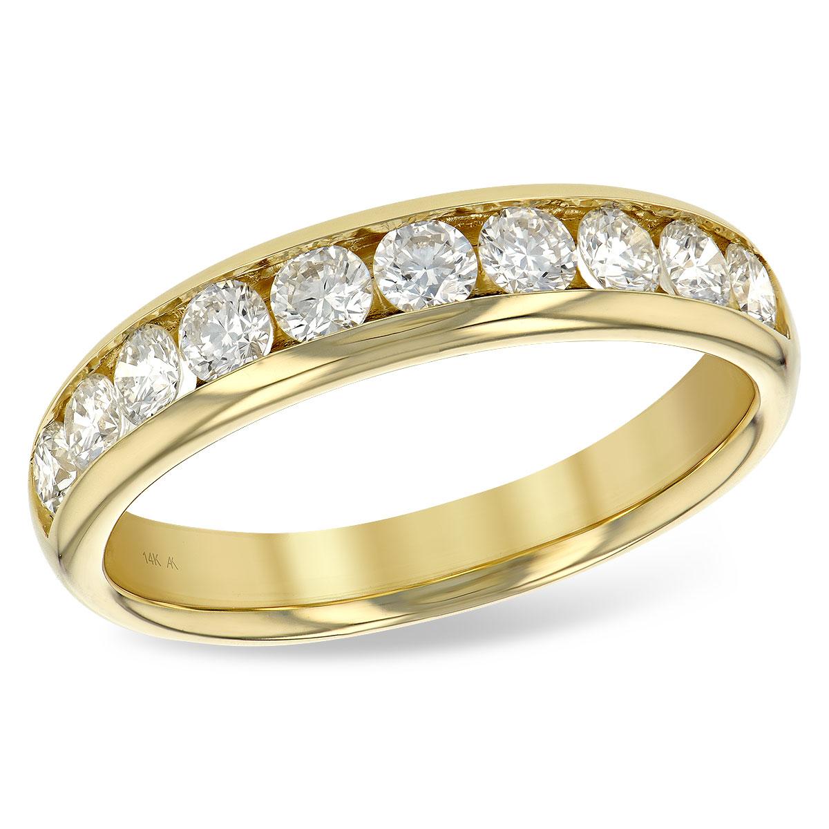 14KT Gold Ladies Diamond Wedding Ring