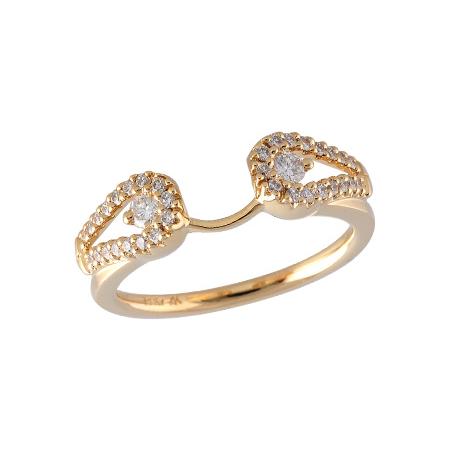 14KT Gold Ladies Diamond Wrap/Guard