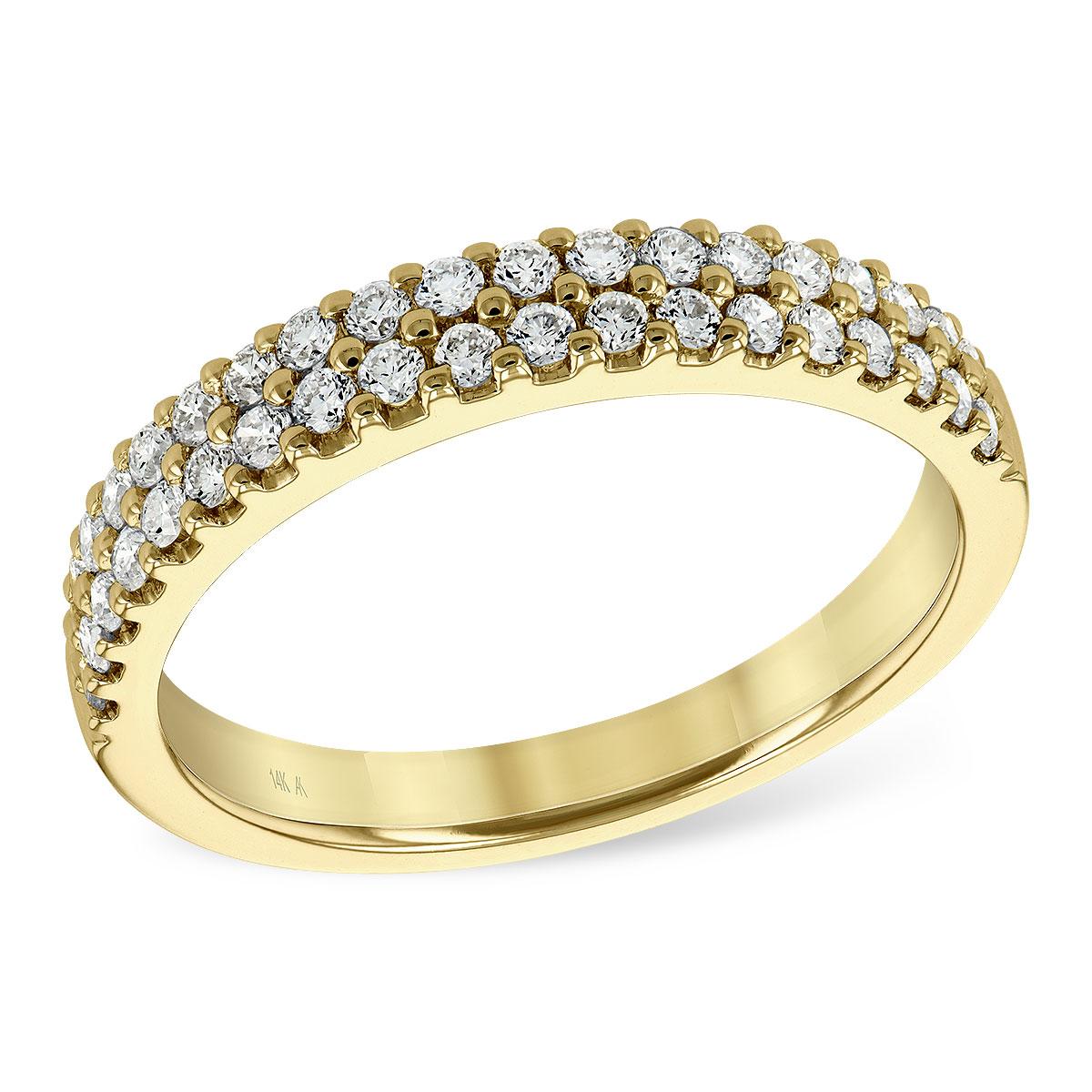 14KT Gold Ladies Diamond Wedding Ring