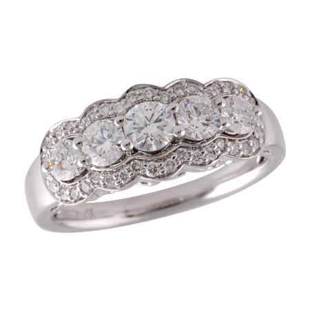 14KT Gold Ladies Diamond Wedding Ring