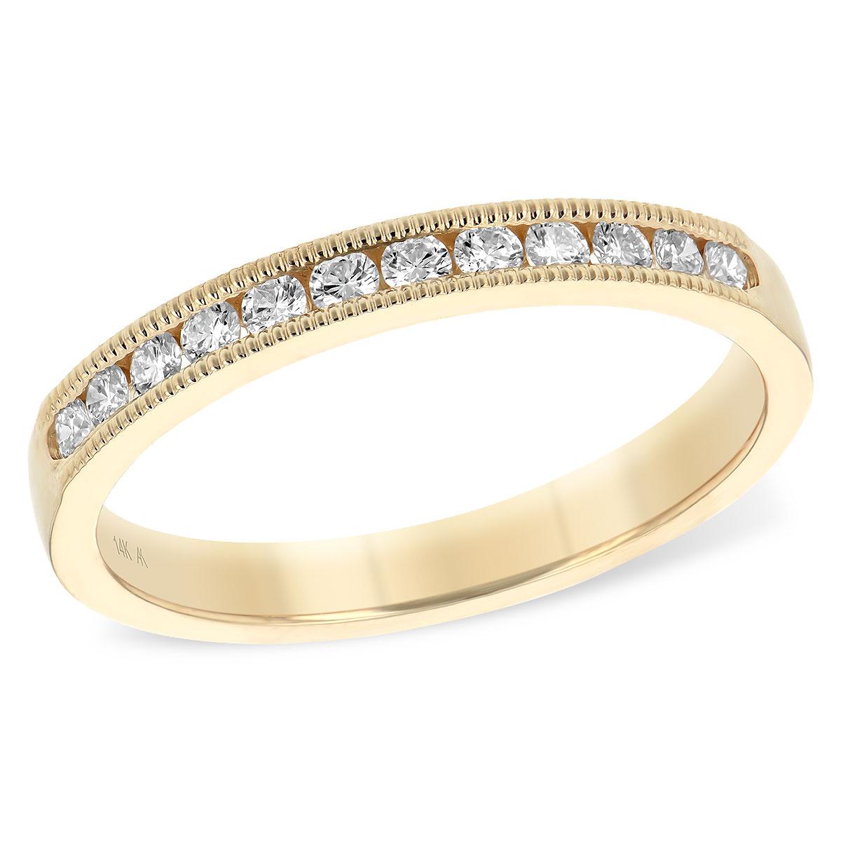 14KT Gold Ladies Diamond Wedding Ring