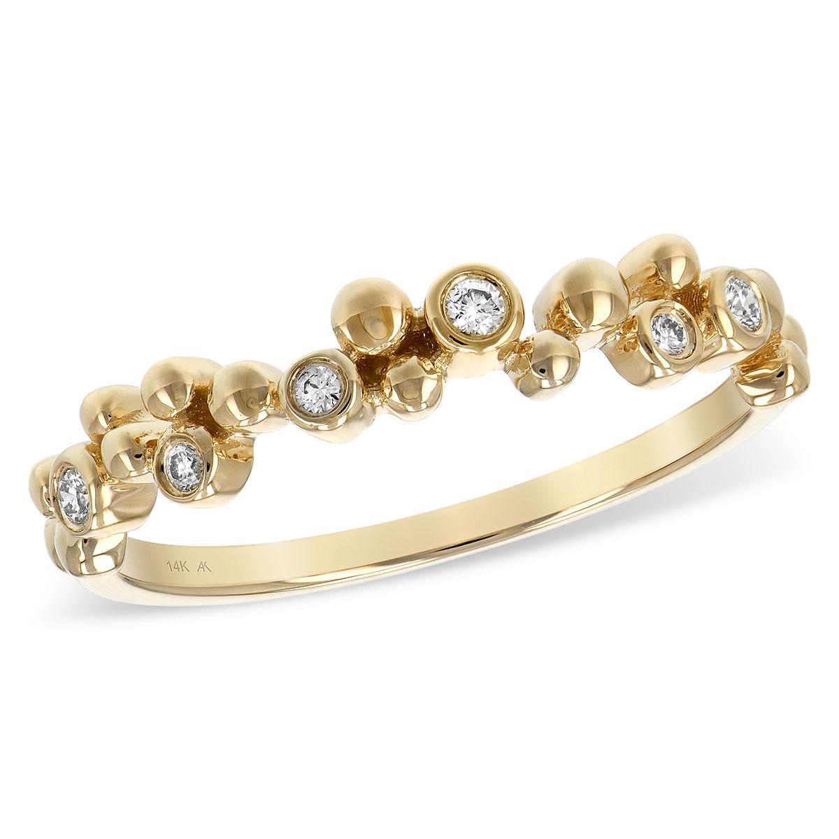 14KT Gold Ladies Diamond Wedding Ring