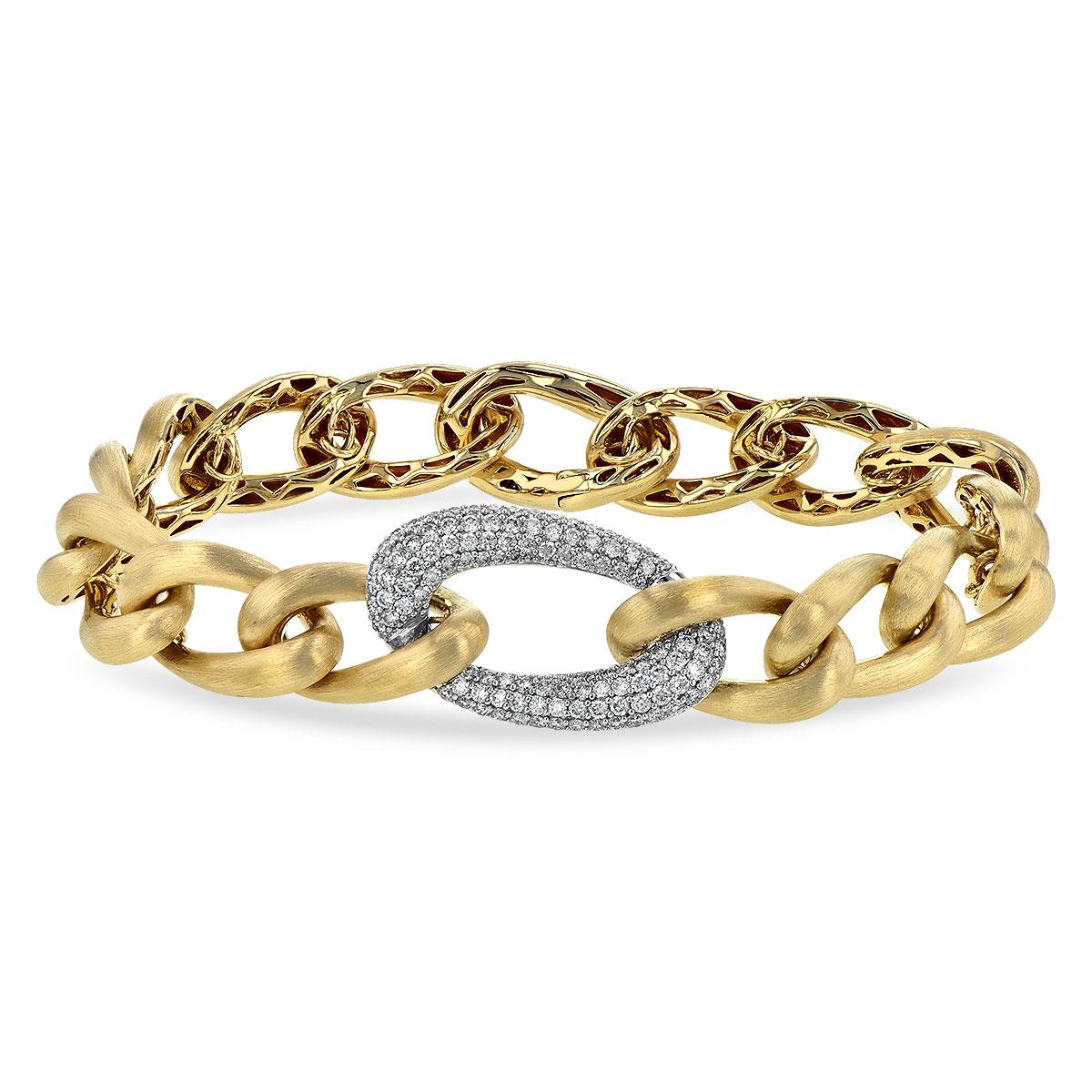 14KT Gold Diamond Bracelet