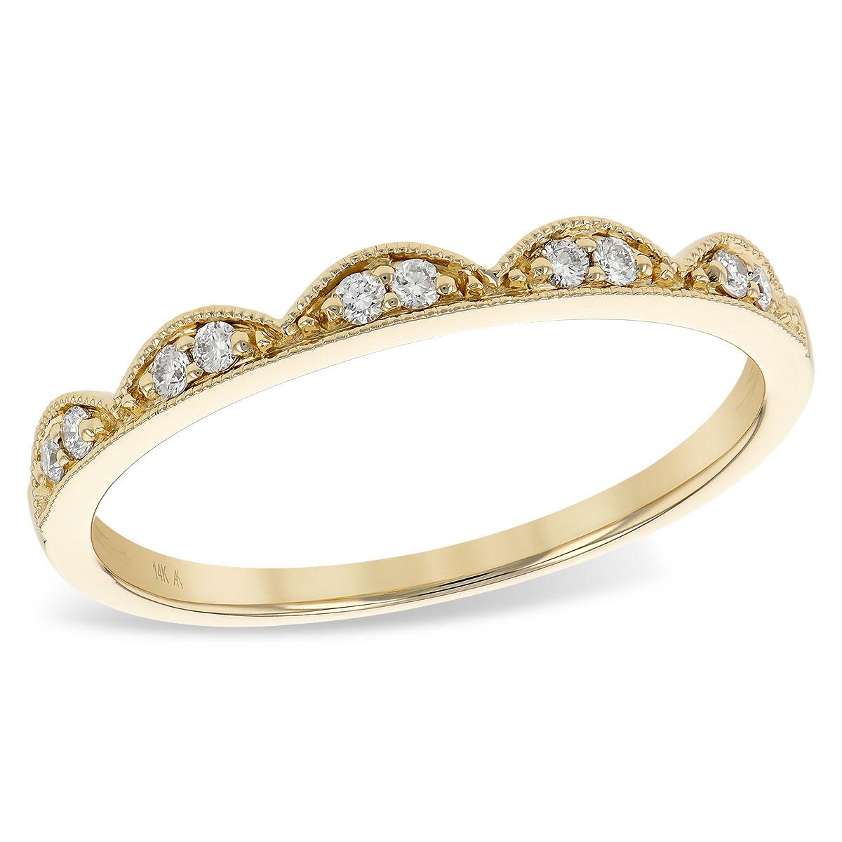 14KT Gold Ladies Diamond Wrap/Guard