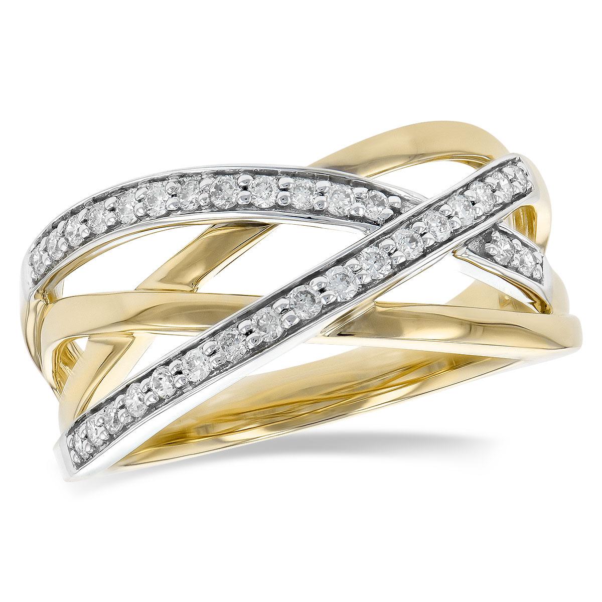 14KT Gold Ladies Diamond Wedding Ring