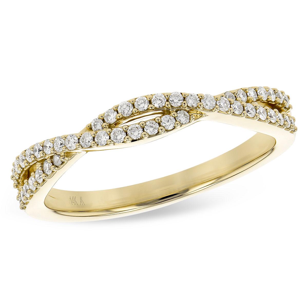 14KT Gold Ladies Diamond Wedding Ring
