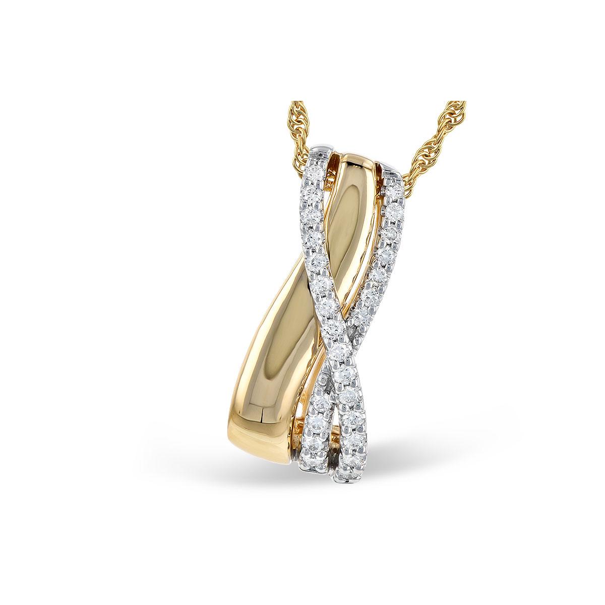14KT Gold Diamond Necklace