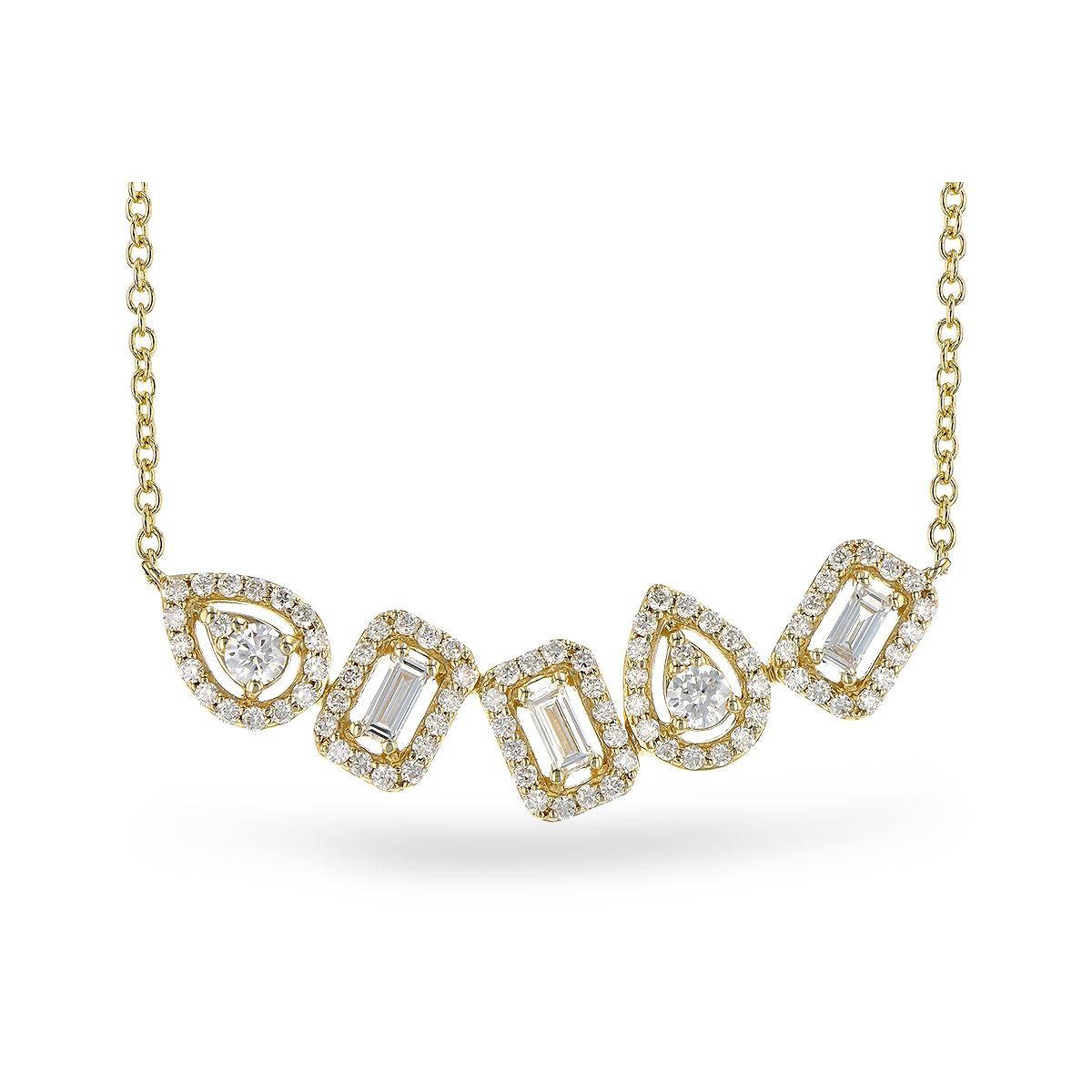 14KT Gold Diamond Necklace