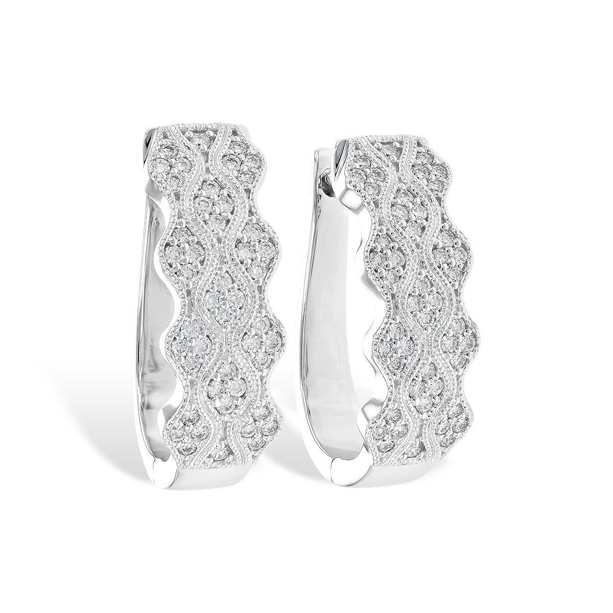 14KT Gold Diamond Earrings