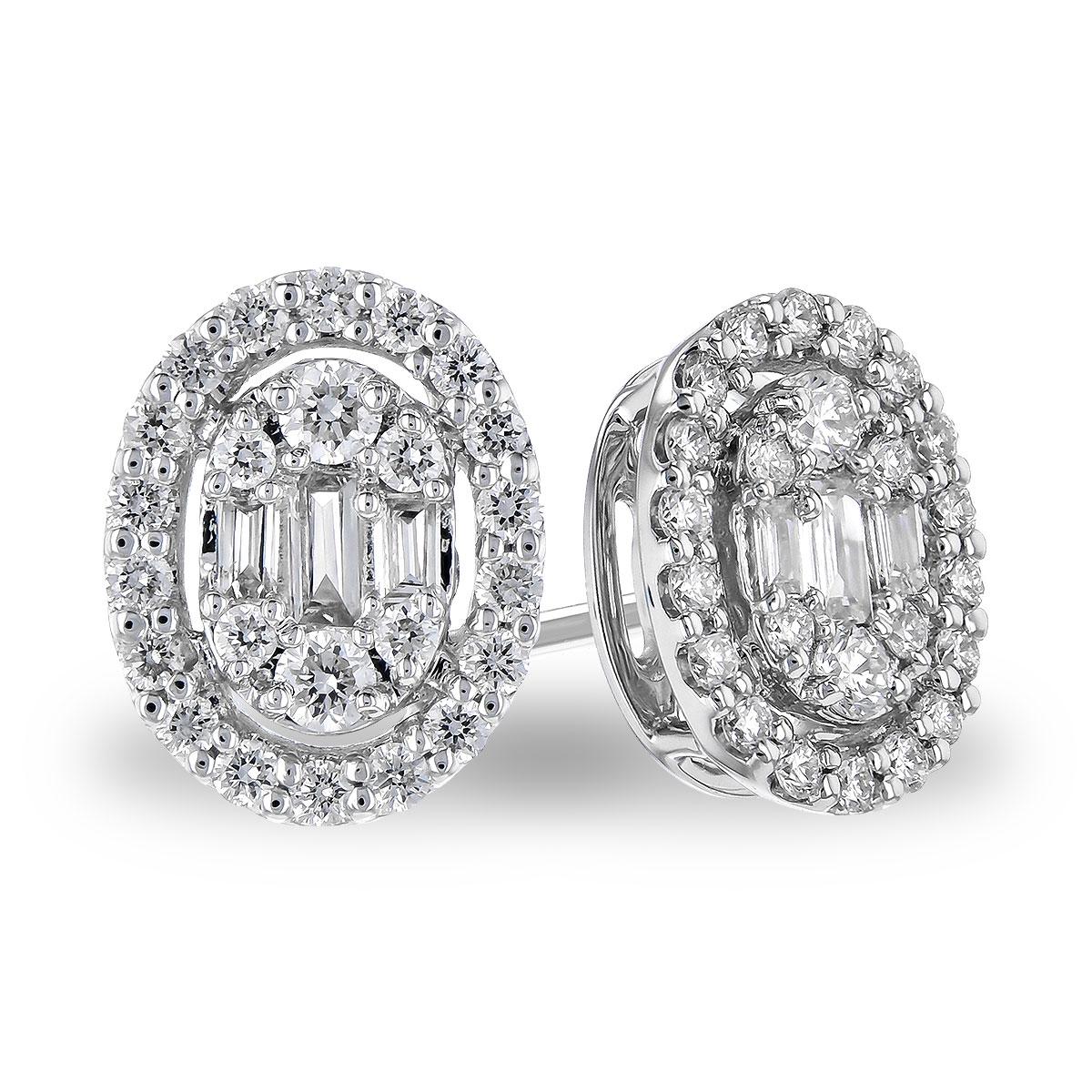 14KT Gold Diamond Earrings
