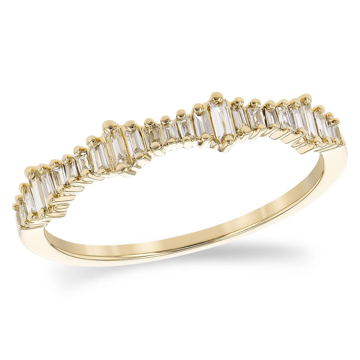 14KT Gold Ladies Diamond Wedding Ring