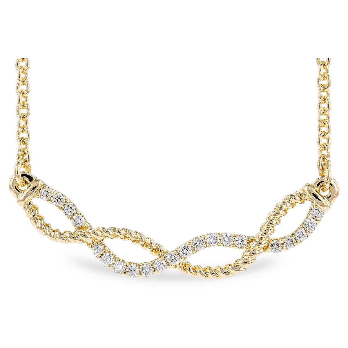 14KT Gold Diamond Necklace