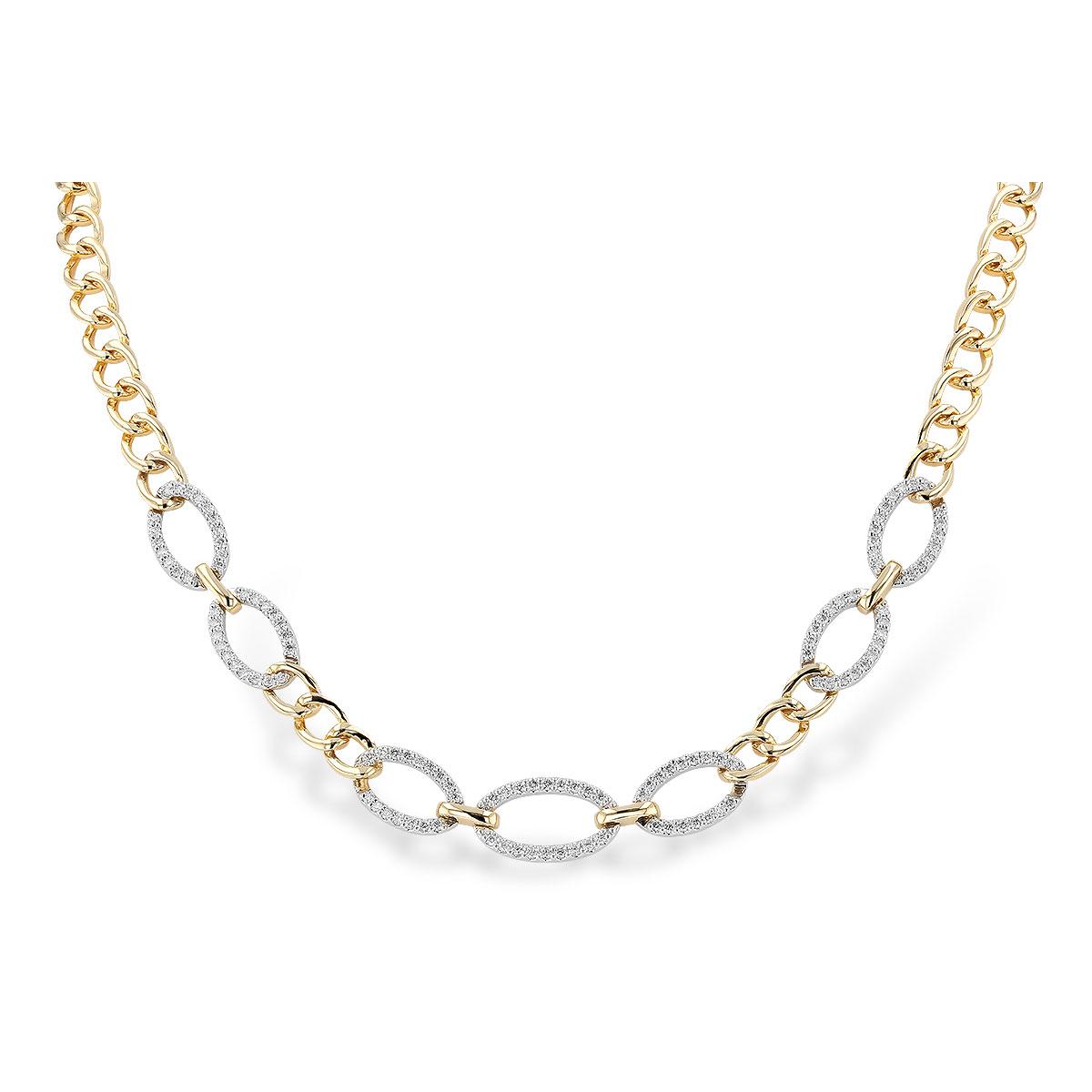14KT Gold Diamond Necklace