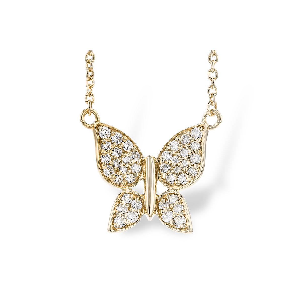 14KT Gold Diamond Necklace