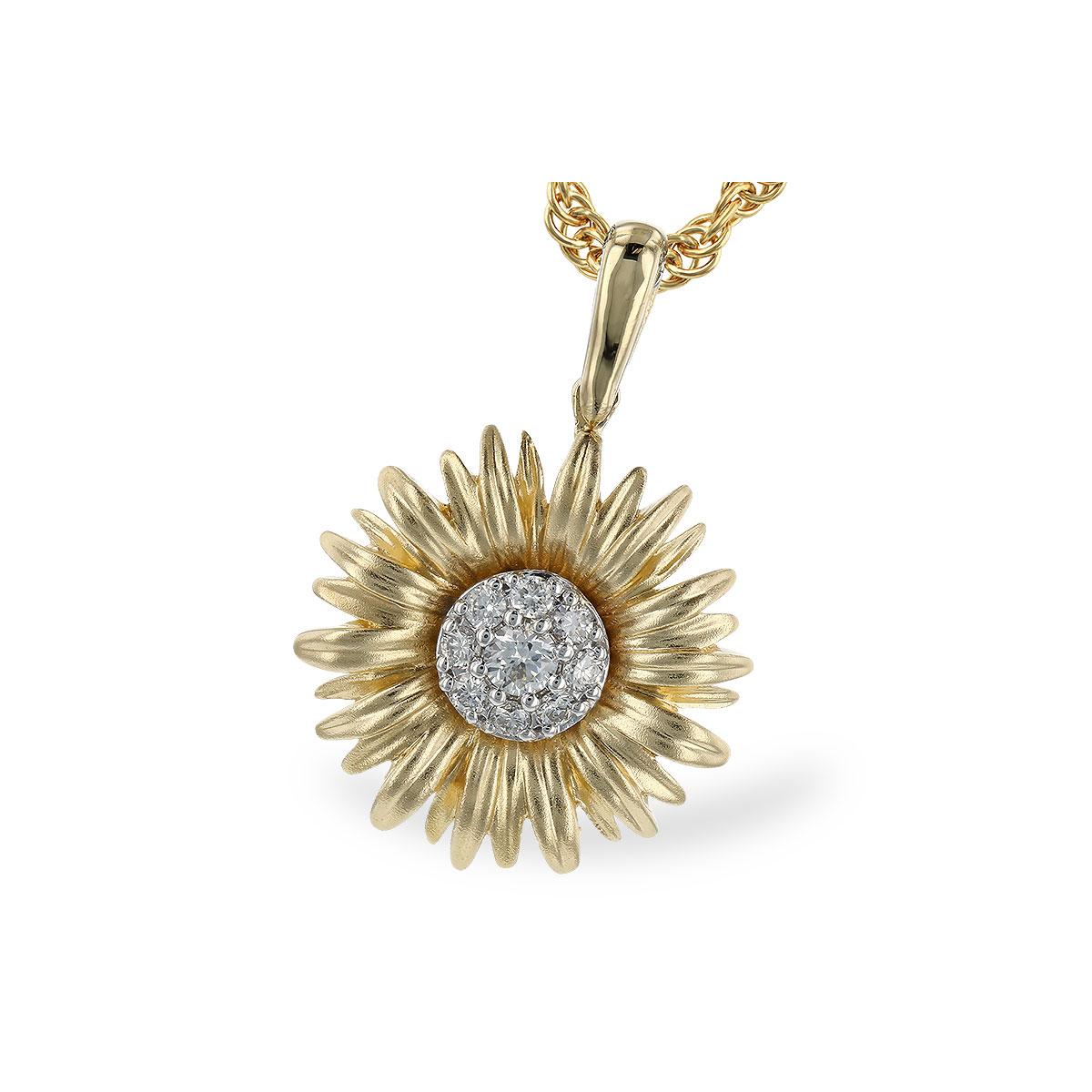 14KT Gold Diamond Necklace