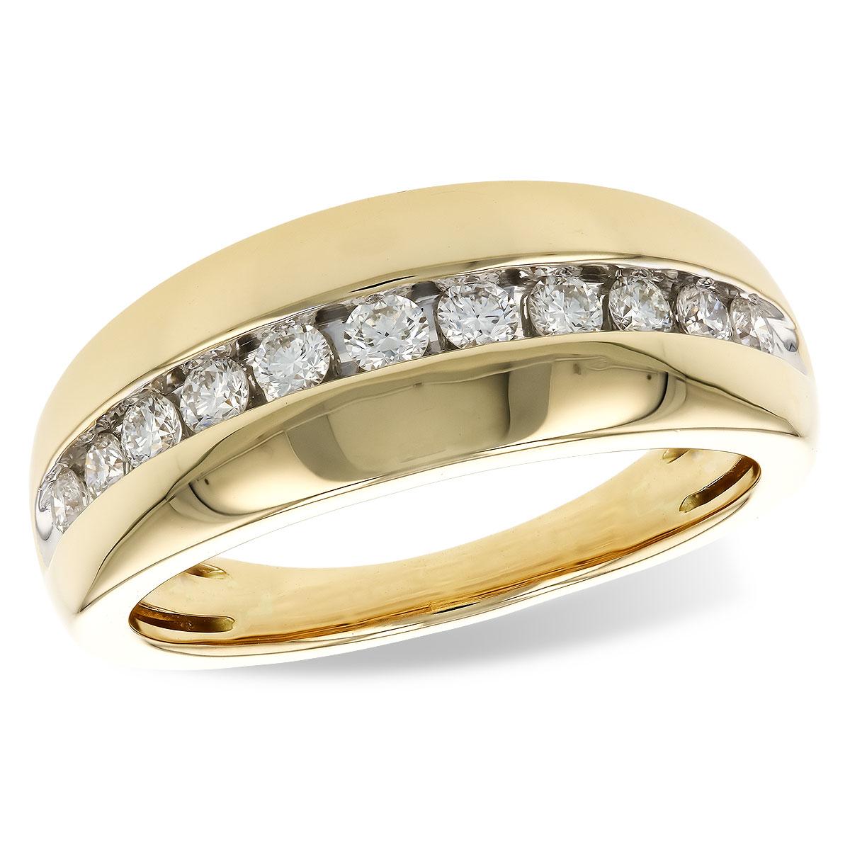 14KT Gold Ladies Diamond Wedding Ring