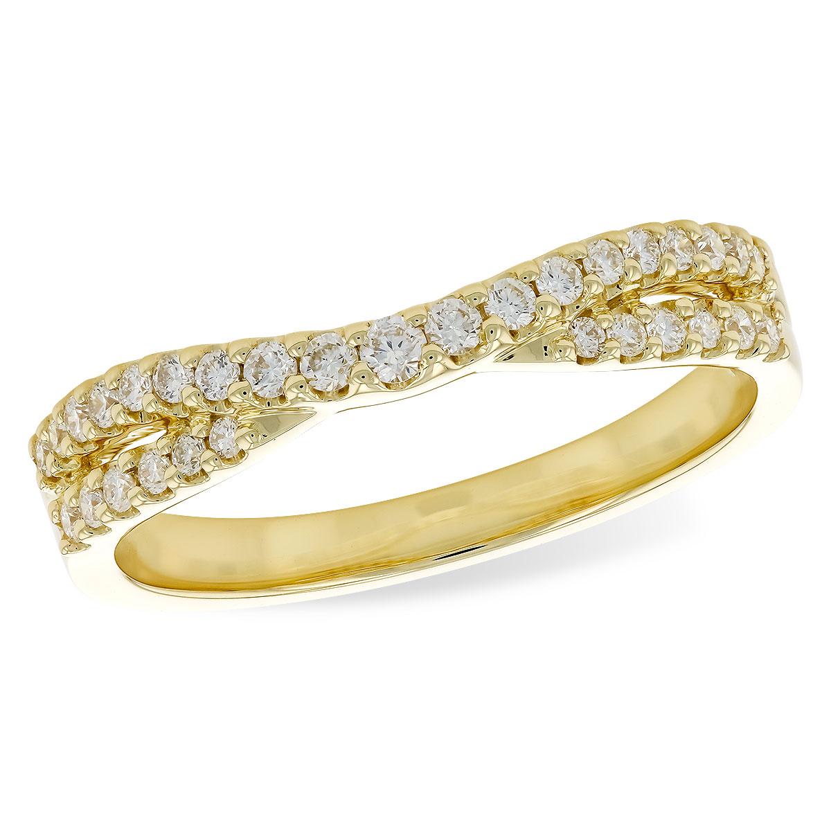 14KT Gold Ladies Diamond Wrap/Guard