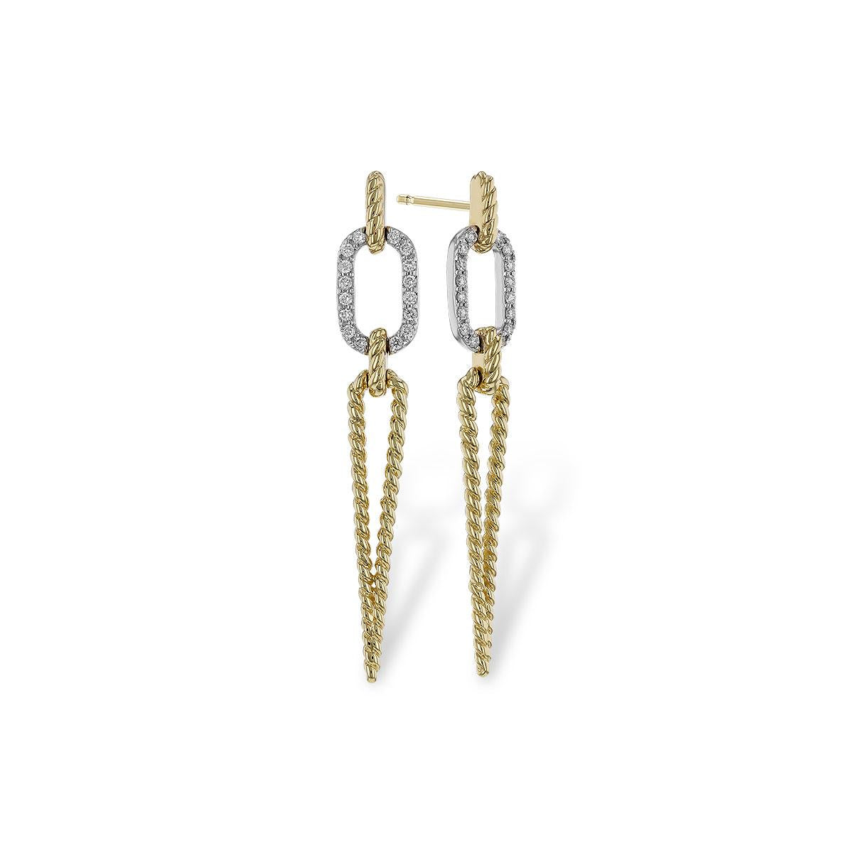 14KT Gold Diamond Earrings