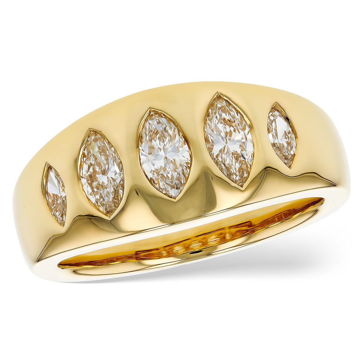 14KT Gold Ladies Diamond Wedding Ring