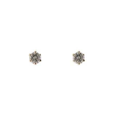 14KT Gold Diamond Earrings