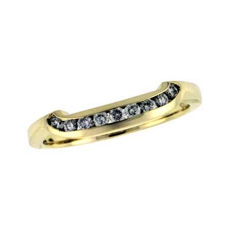 14KT Gold Ladies Diamond Wrap/Guard