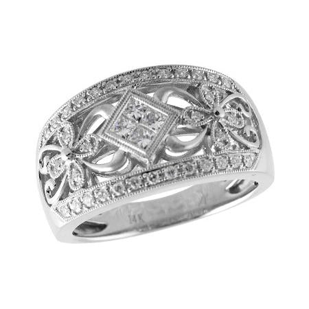 14KT Gold Ladies Diamond Wedding Ring