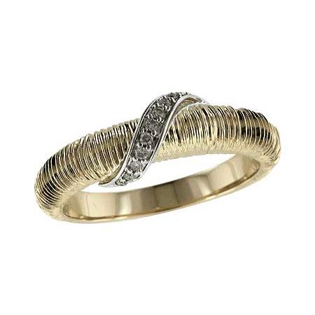 14KT Gold Ladies Diamond Wedding Ring