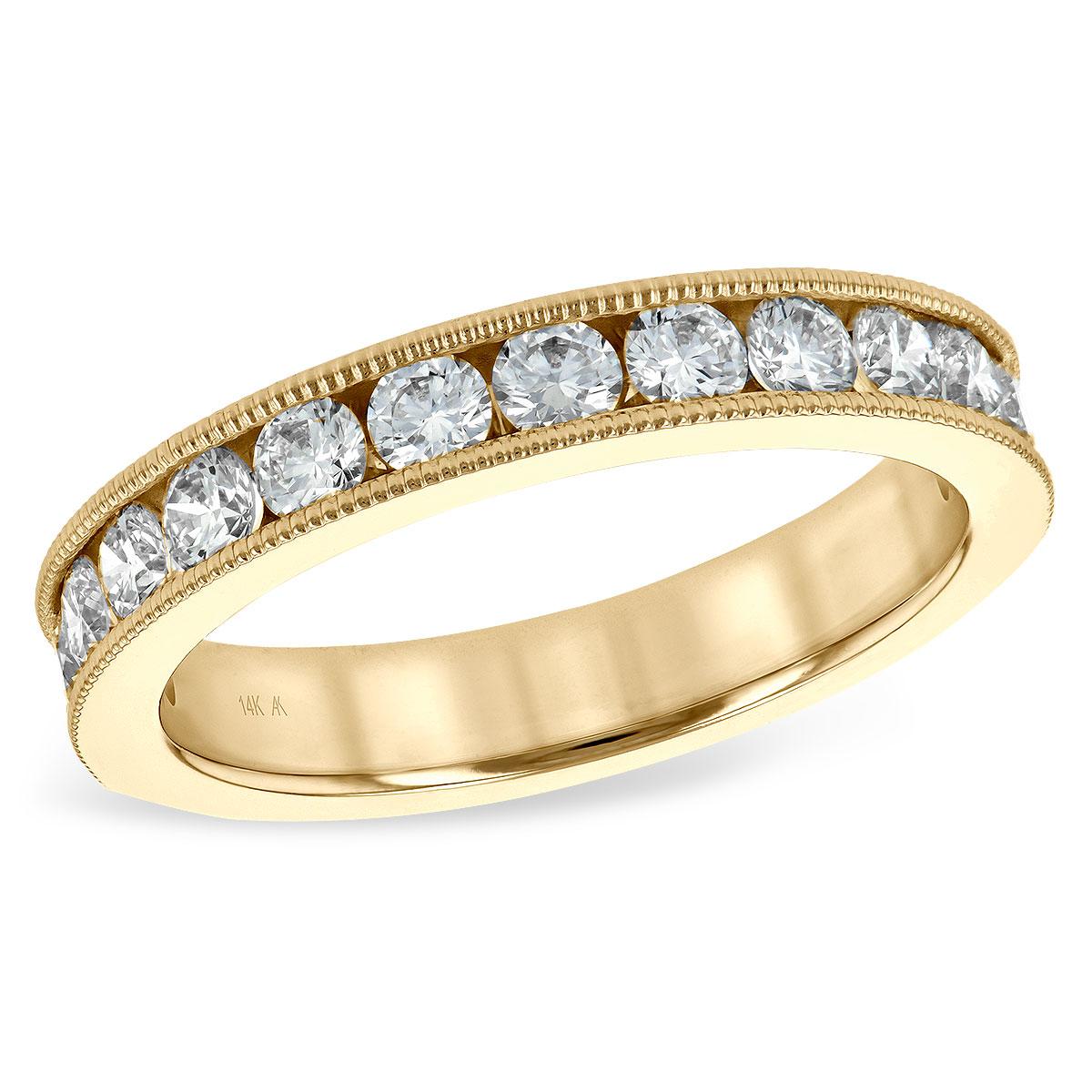 14KT Gold Ladies Diamond Wedding Ring