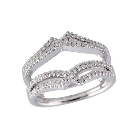 14KT Gold Ladies Diamond Wrap/Guard