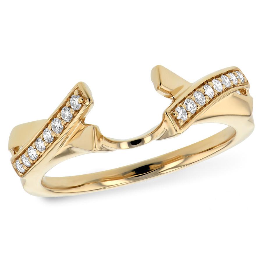 14KT Gold Ladies Diamond Wrap/Guard