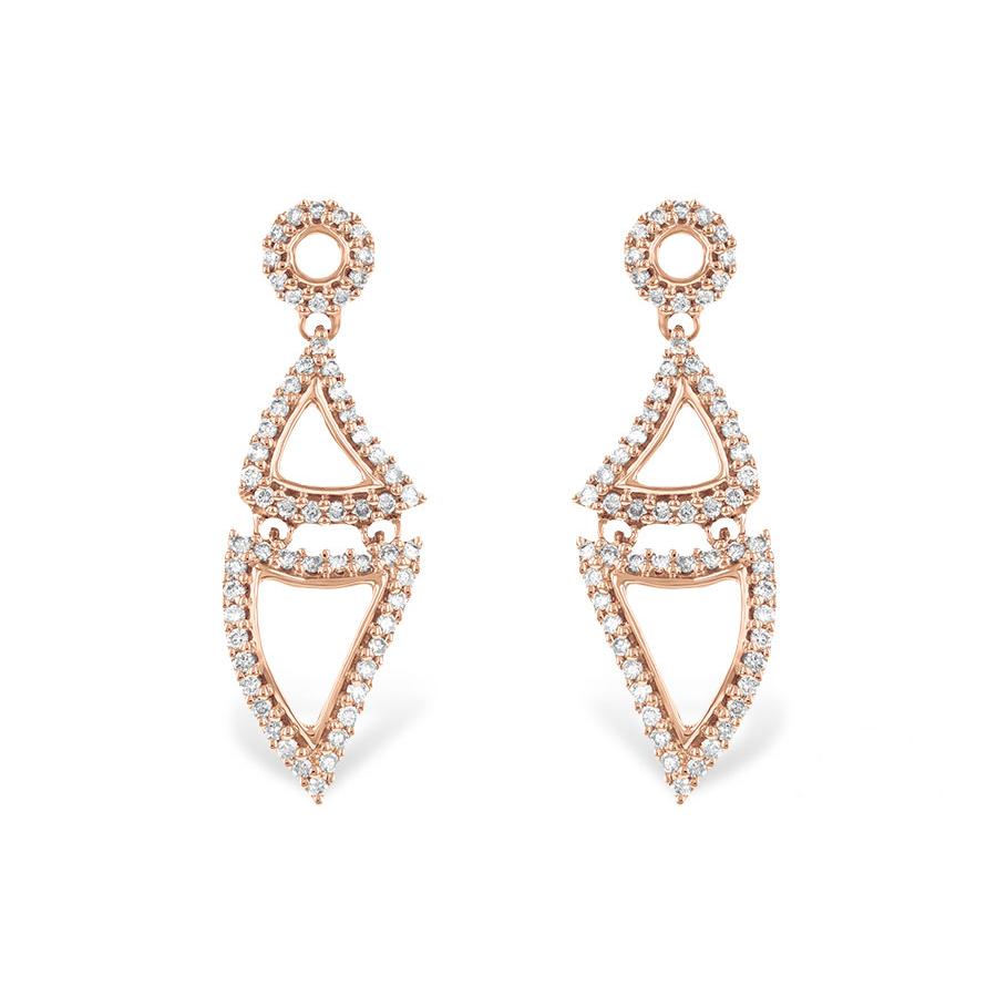 14KT Gold Diamond Earrings