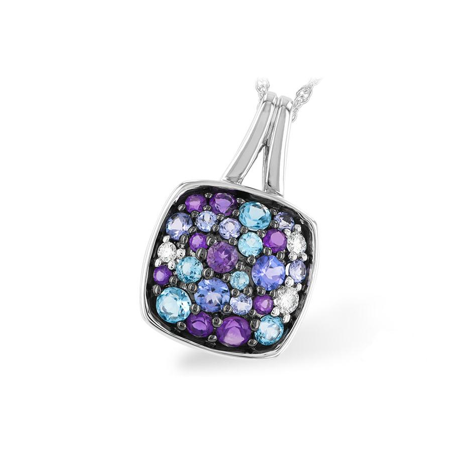 14KT Gold Multi-Stone Necklace