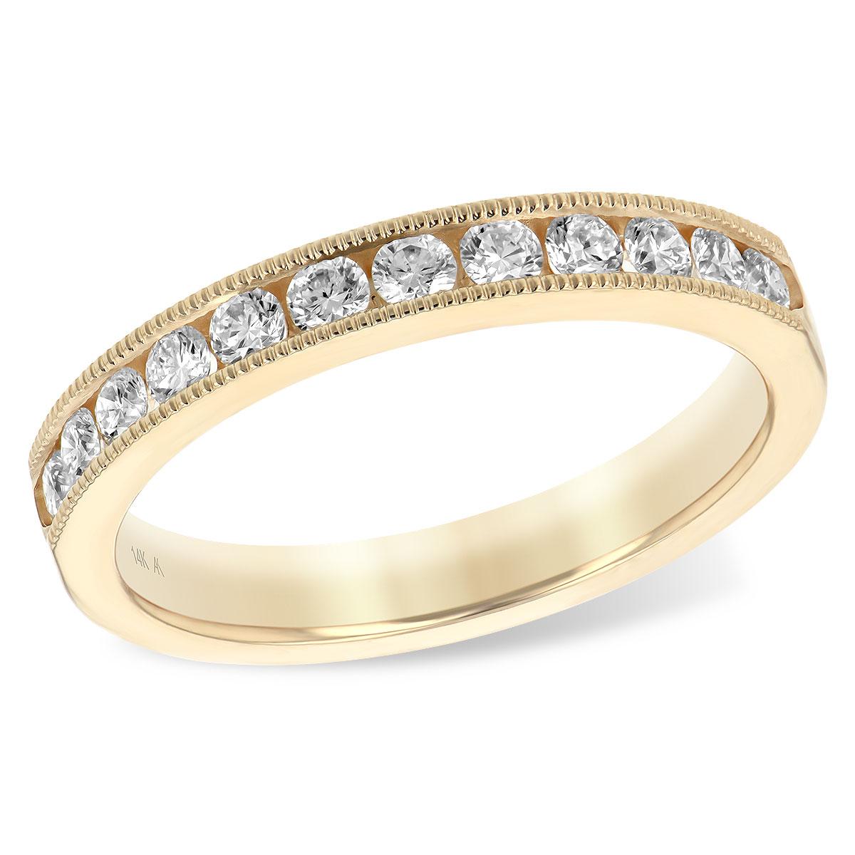 14KT Gold Ladies Diamond Wedding Ring