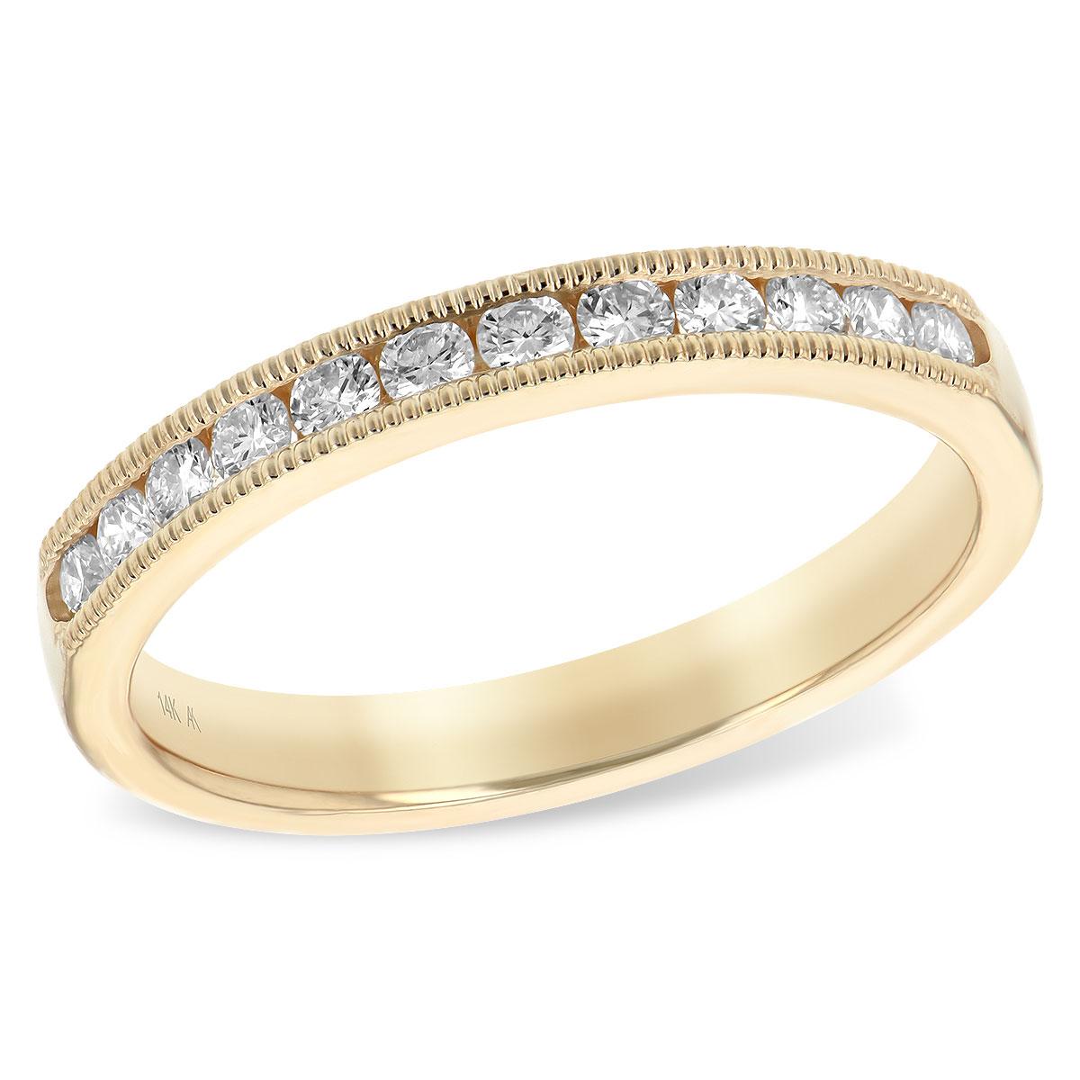 14KT Gold Ladies Diamond Wedding Ring