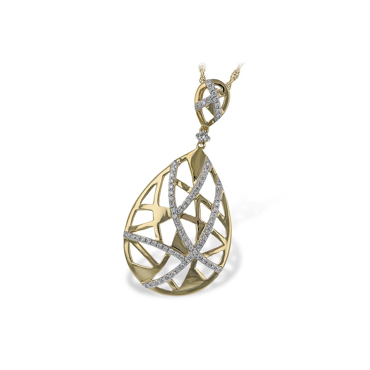 14KT Gold Diamond Necklace
