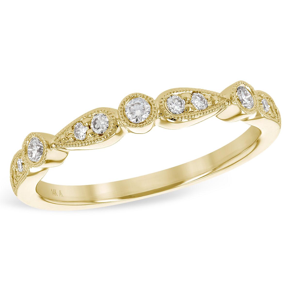 14KT Gold Ladies Diamond Wedding Ring