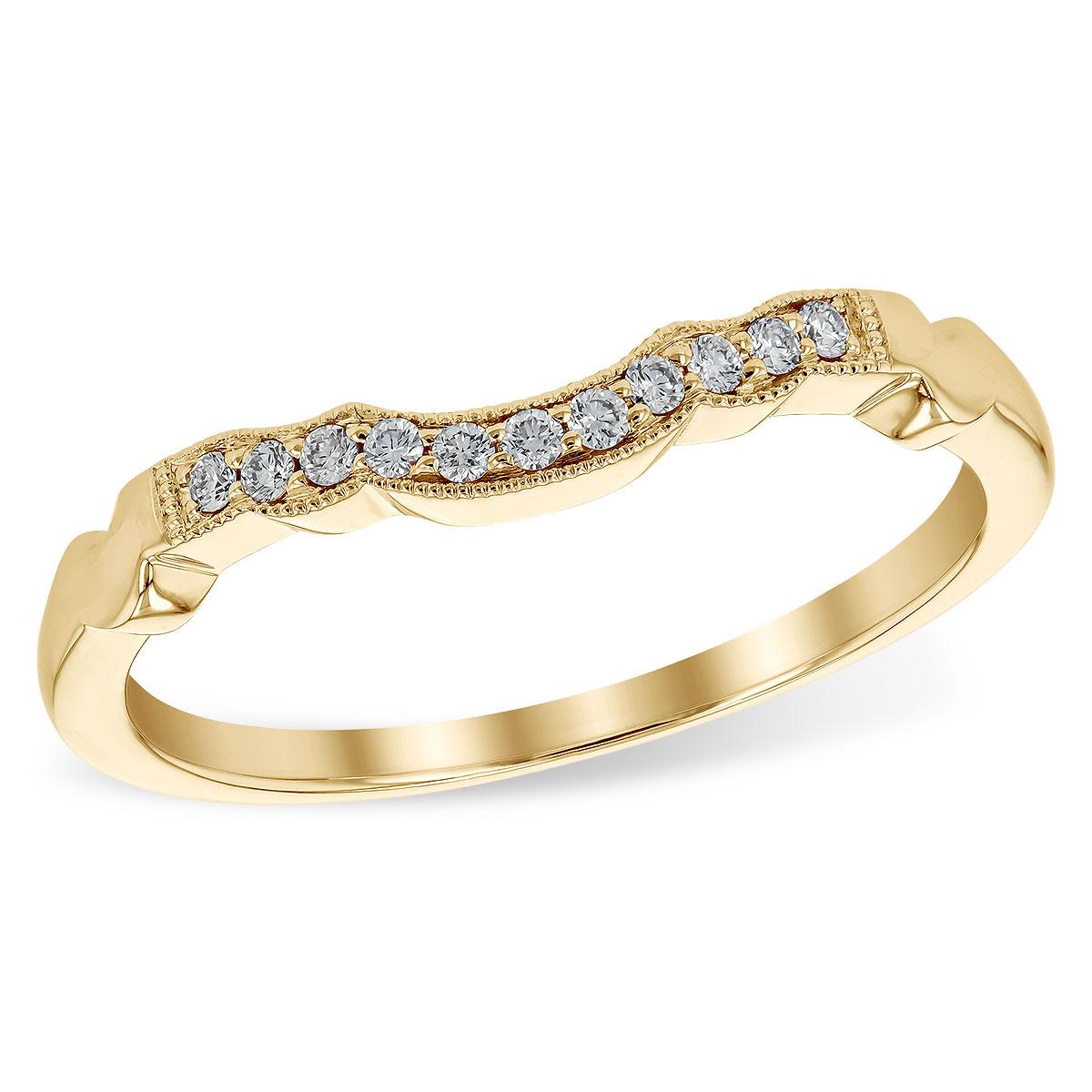 14KT Gold Ladies Diamond Wedding Ring