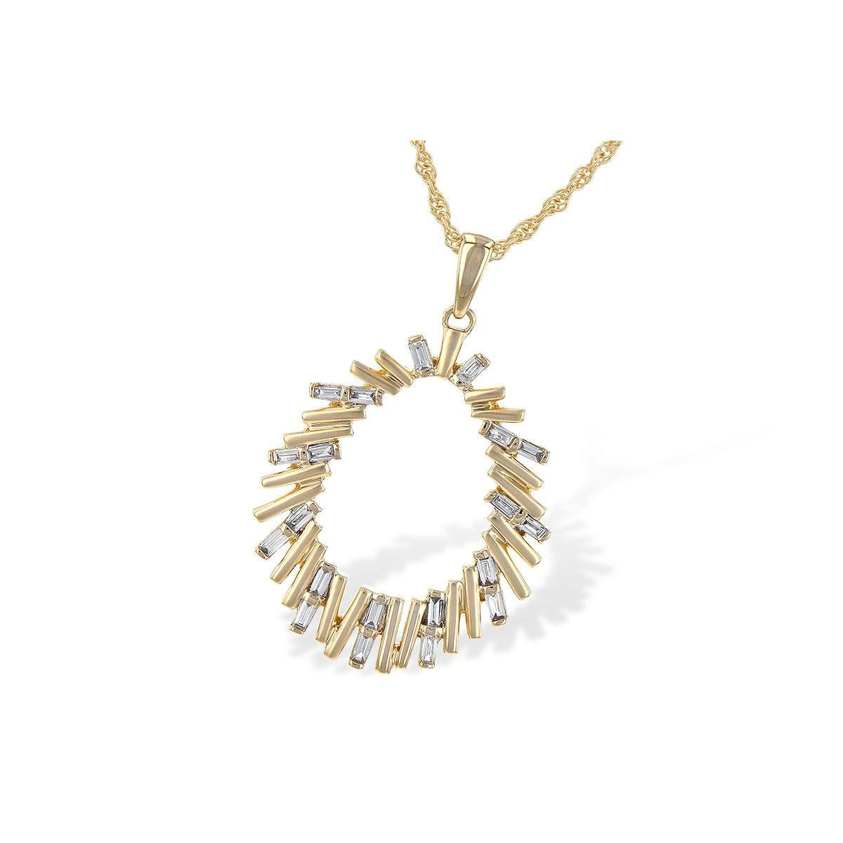 14KT Gold Diamond Necklace