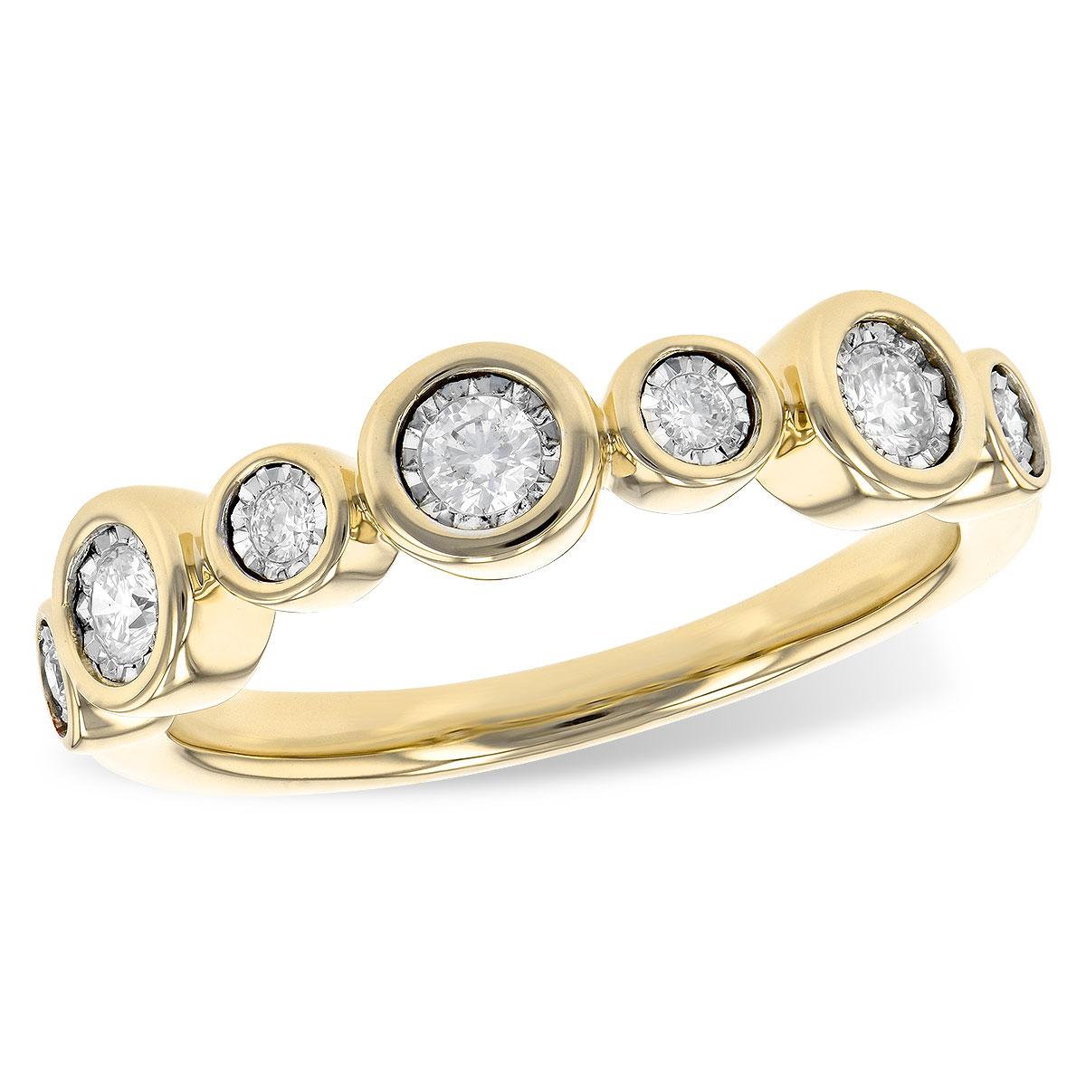 14KT Gold Ladies Diamond Wedding Ring