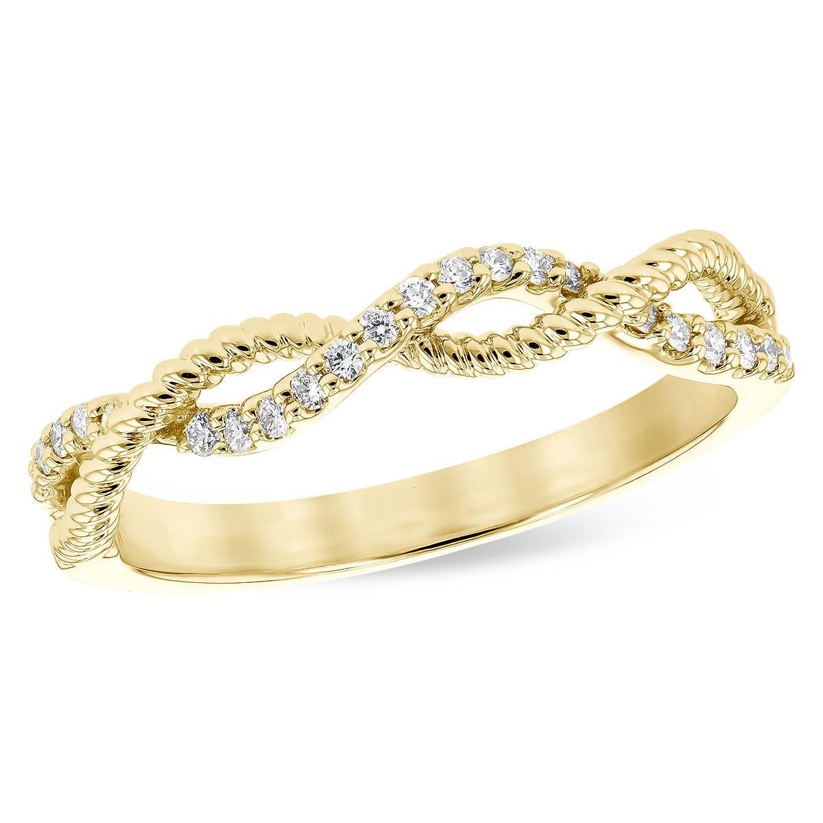 14KT Gold Ladies Diamond Wedding Ring