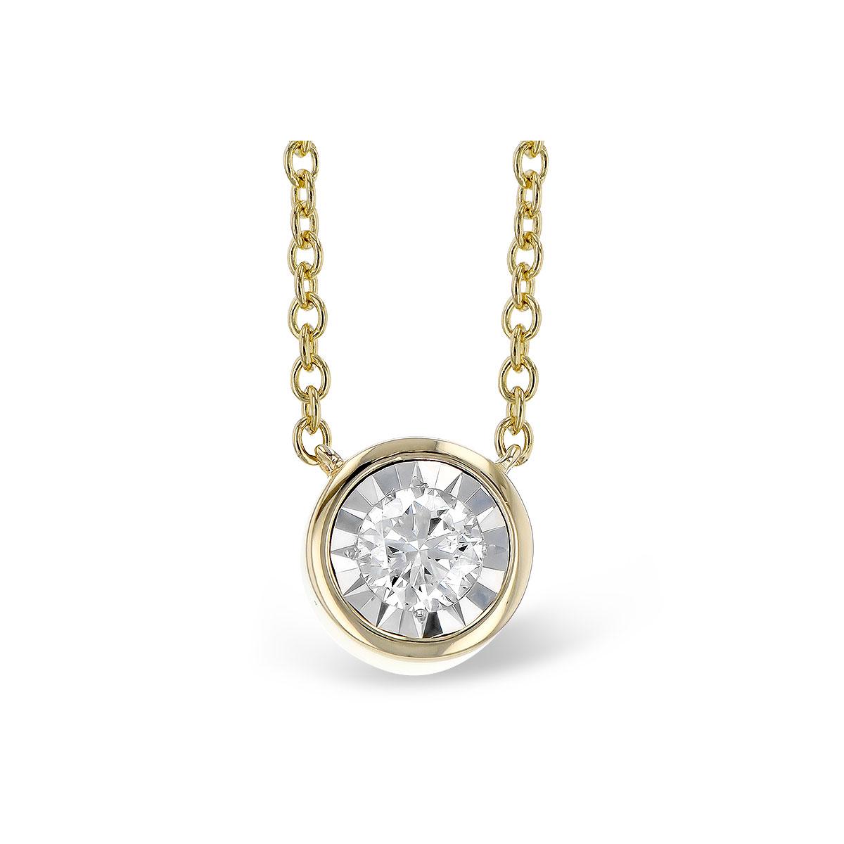 14KT Gold Diamond Necklace